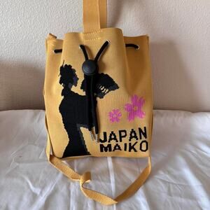 D Kelly Japan Yellow and Pink Bag